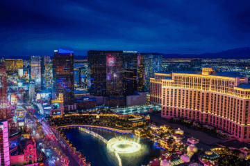 Vegas Night Landscape